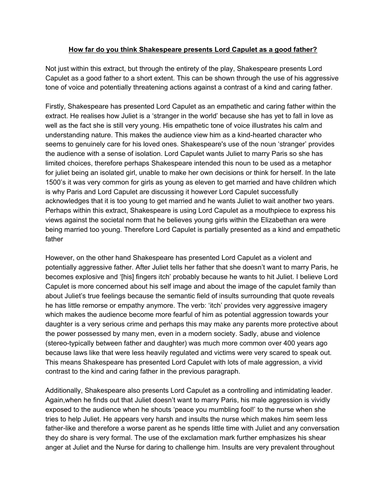 Romeo and juliet answers picture