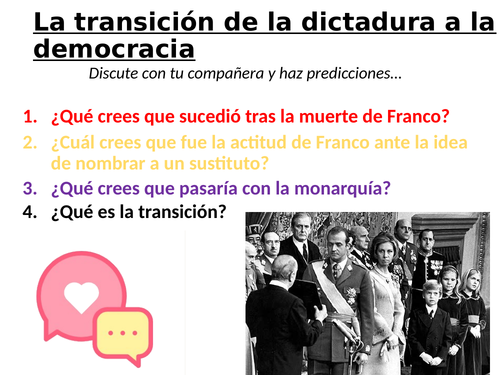 La transición a la democracia, Carrero Blanco y la muerte de Franco