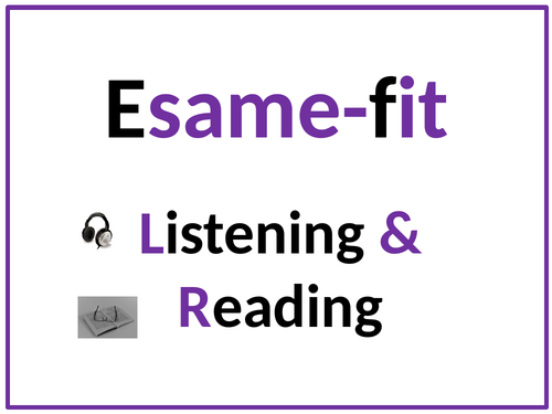 Italian GCSE exam fit -advice for the reading and listening exam 2021 (pupil friendly)