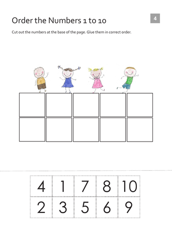 Counting to Ten Worksheets
