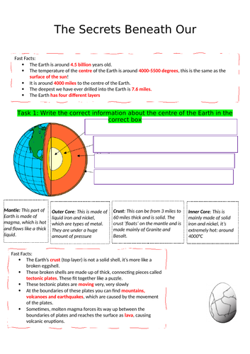 Work from Home: Tectonic Plates