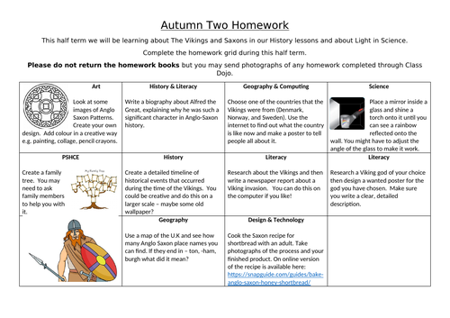 Viking homework grid 08 picture