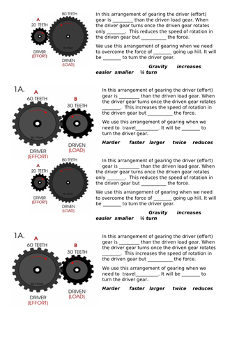 AQA GCSE Physics (9-1) - P8.5 More about levers and gears FULL LESSON