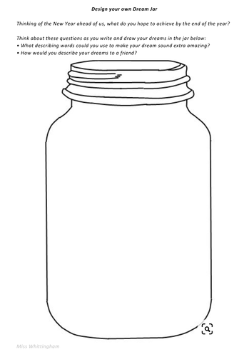 Design your own Dream Jar