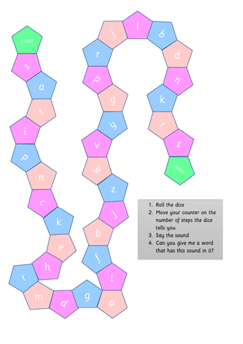 Phonics Board Game