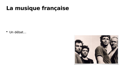 A-level - La musique francophone contemporaine / La criminalité: Noir Désir (Bertrand Cantat)