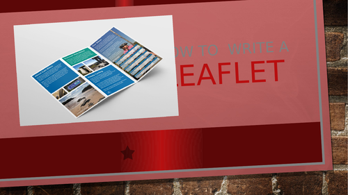 Leaflet writing pdf image