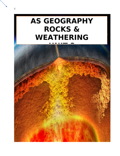 Rocks and weathering workbook - AS Geography