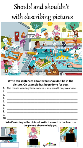 Silly picture description