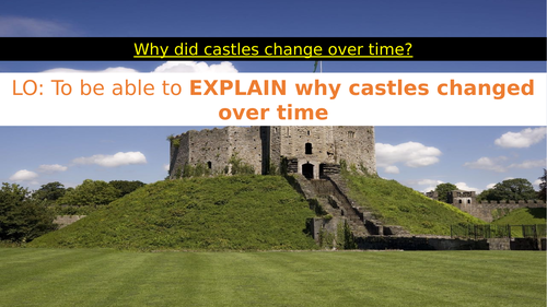 Remote Learning: Why did Castles change over time?