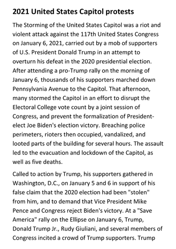 2021 United States Capitol protests Handout