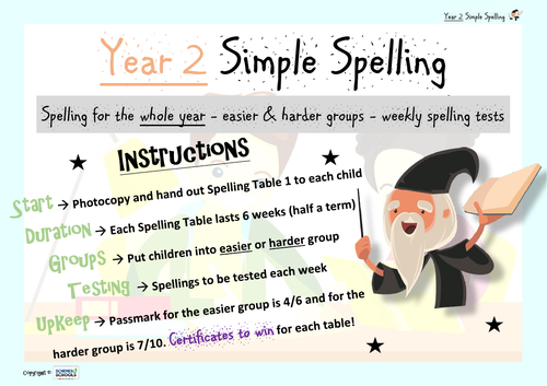 Year 2 Simple Spelling