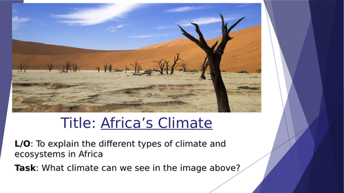 Africa: Climate and Biomes