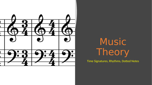 Time Signatures, Rhythms and Dotted Notes - Distance Learning - Music Theory