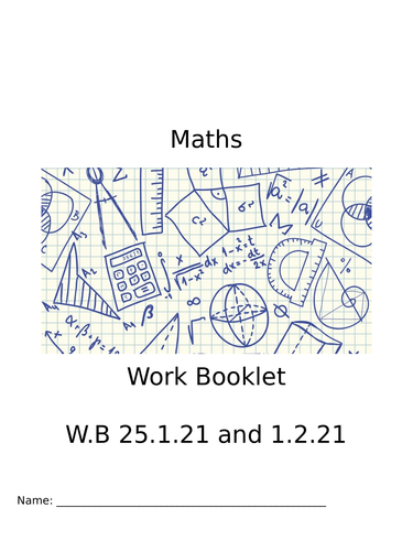 Year 6 Maths Home Learning Booklets