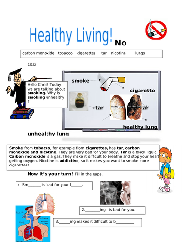 Living Things! Smoking and Health