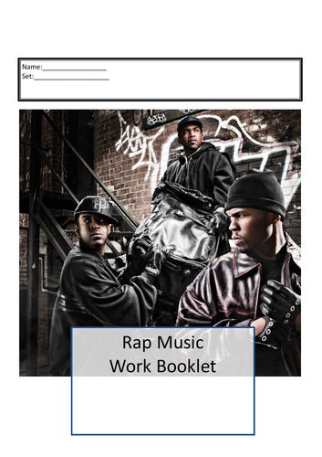 Rap work booklet