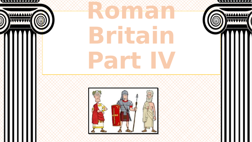Eduqas GCSE Latin: Roman Civilistaion - Roman Britain