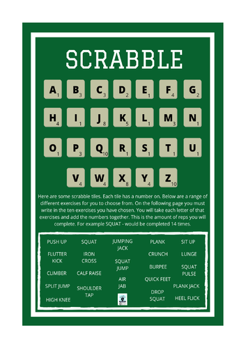 Scrabble Fitness