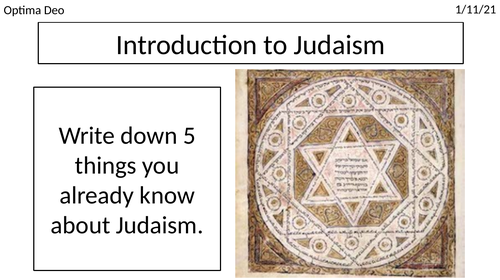 EDEXCEL SPEC A Judaism: Beliefs and Teachings