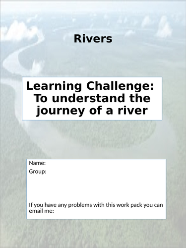 Home/Online Learning - Journey of the River