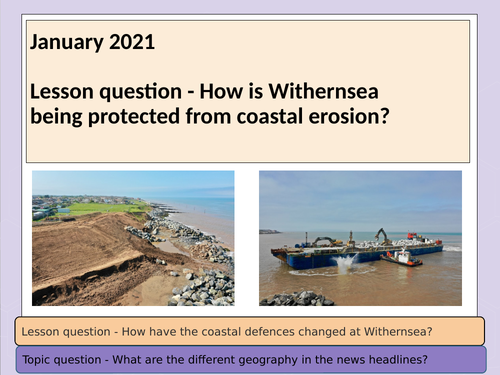 Geography in the News - Withernsea (home learning) 2021