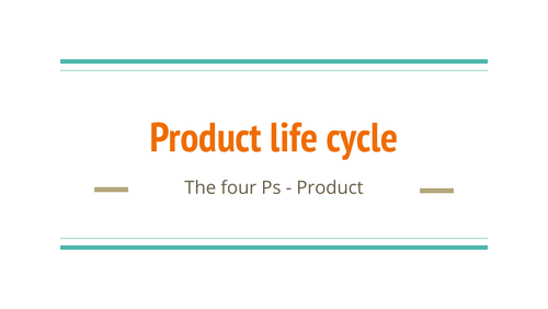 Product life cycle