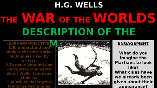 The War of the Worlds - Description of the Martians!