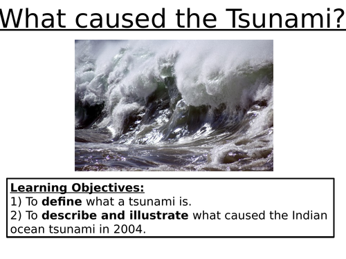 What Caused the Tsunami?