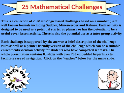 25 Mathematical Challenges