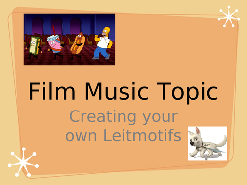 Film music composing task - exploring leitmotifs