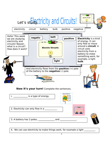 Physical Processes! Electricity and Circuits