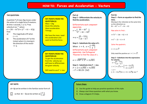 How To: Vectors, Forces and Acceleration