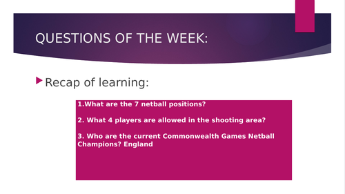 CORE PE - Football Classroom based lesson