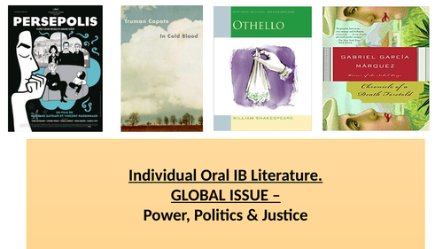 IB Literature - Chronicles of a Death...