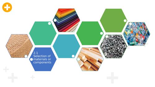 2.1 Selections of materials or components