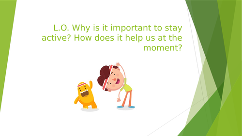 KS1 PSHE Stay Active during lockdown