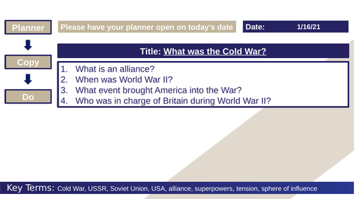 What was the Cold War?