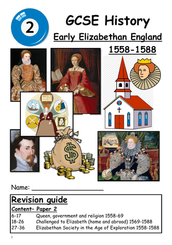 Edexcel Early Elizabethan Revision Guide