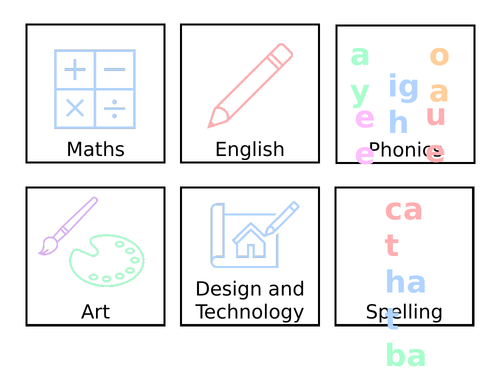 Simple Visual Timetable