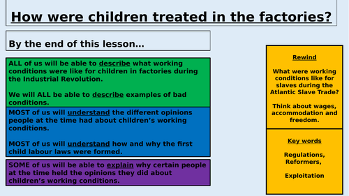 How were children treated during the Industrial Revolution?