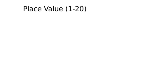 Place Value- KS1