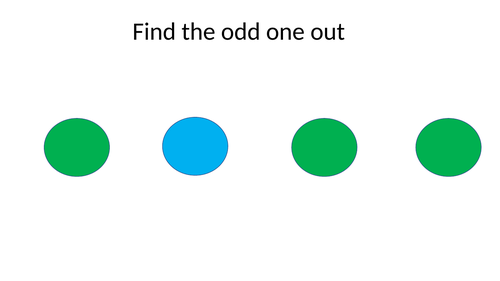 Interactive odd one out whiteboard/smartboard/touchscreen activity - ASC/autism/SEN/early years