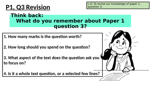 Structure Revision Lesson - AQA FULL LESSON - Paper 1, Q3