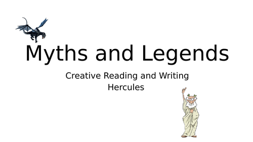 Myths and Legends language activities