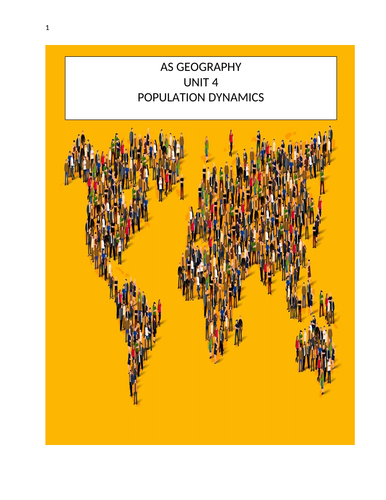 AS Human Geography - Population dynamics