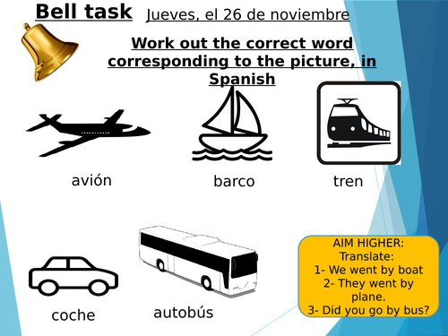 Y8 Spanish preterit tense revision ( Viva 2)