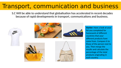 Globalisation causes