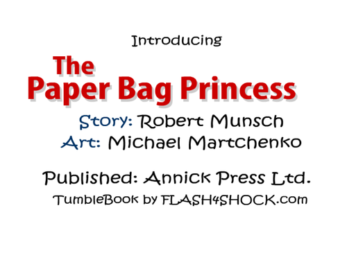 The Paper Bag Princess English KS1