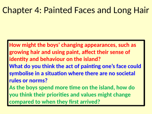 What Are The Main Events Of Chapter 4 Lord Of The Flies